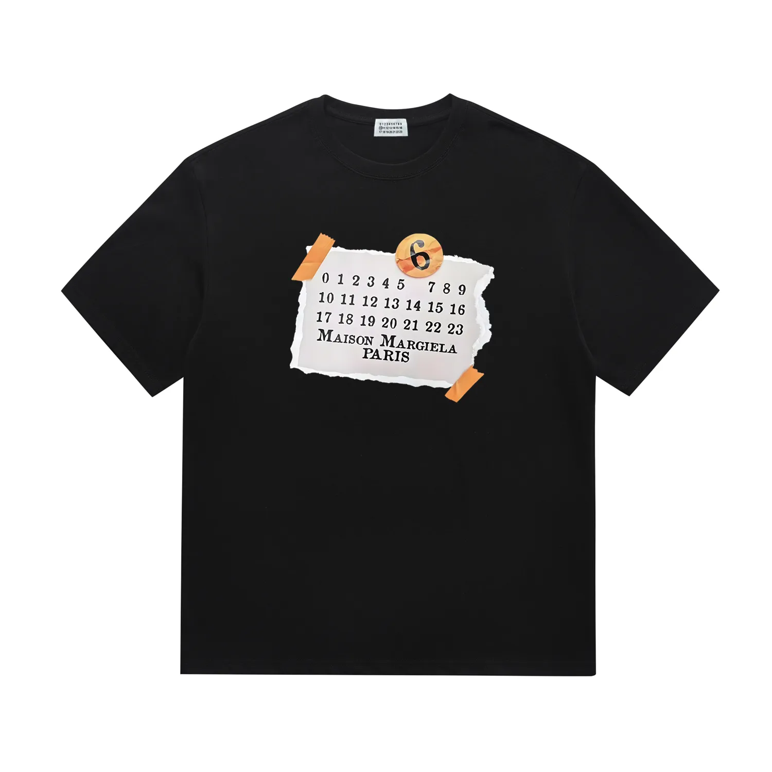 《 Quality》 MM 6 Same Style T 2024 New Arrival 260 Versatile ：Black White Sizes： S M L XL XXL